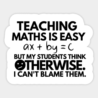 Funny maths! Sticker